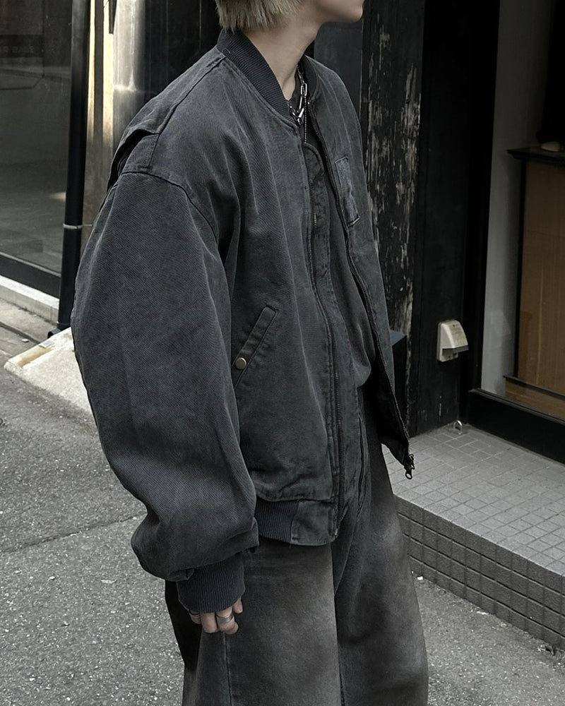 大阪店WEB限定受注制【Chikashitsu +】pigment MA-1 blouson