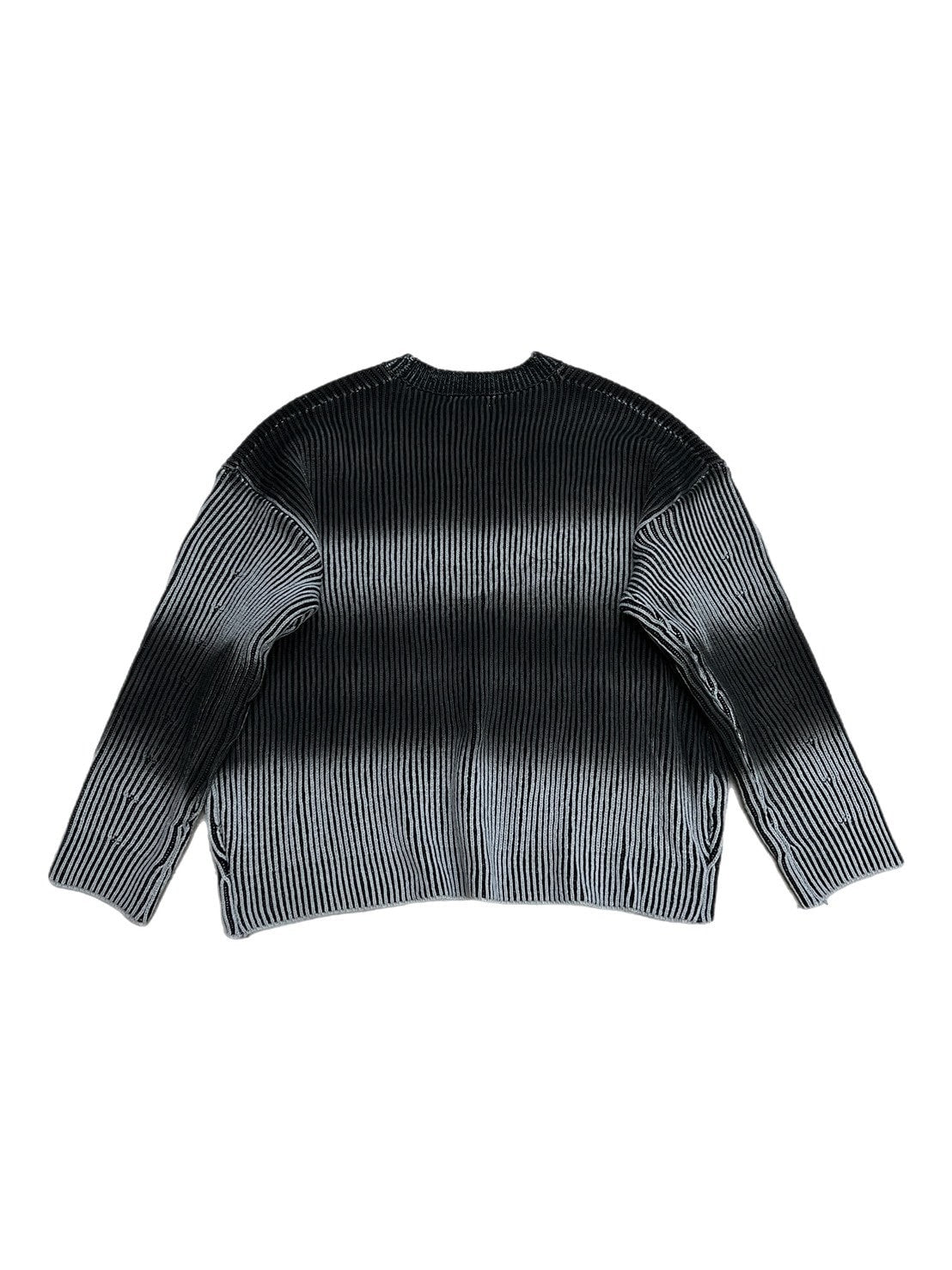 受注制【Chikashitsu +】bleach washing knit (3color) / 【チカシツプラス】ブリーチウォッシング長袖ニット