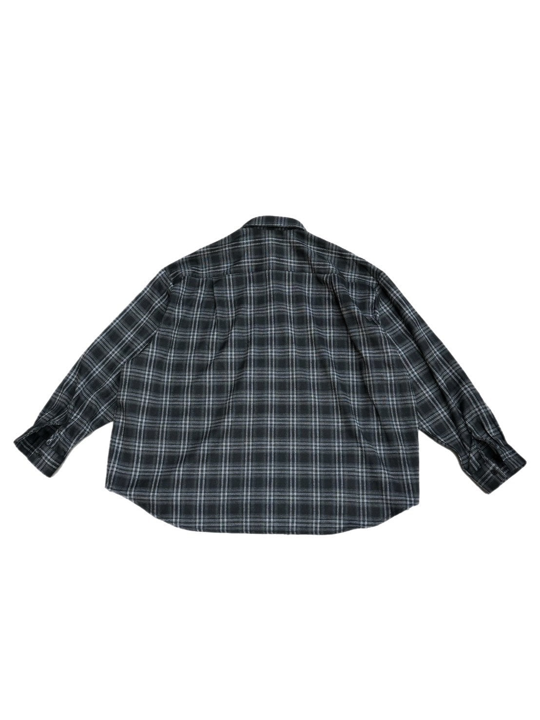 受注制【Chikashitsu +】oversized check shirt