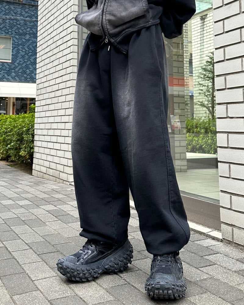 大阪店WEB限定受注制【Chikashitsu +】vintage wash sweat pants