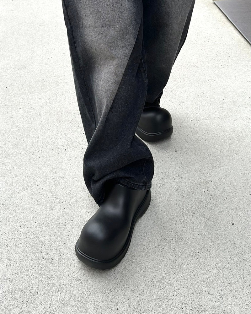 受注制【Chikashitsu +】volume sole clog shoes / 【チカシツプラス】ボリュームソール厚底クロッグシューズ