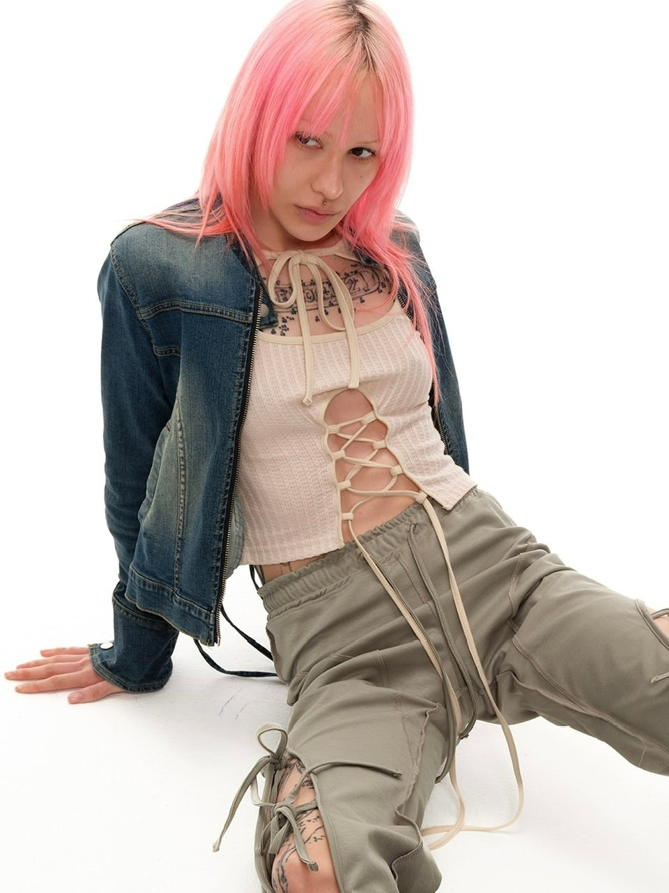 【YOUTHBATH】STRING BANDING PANTS