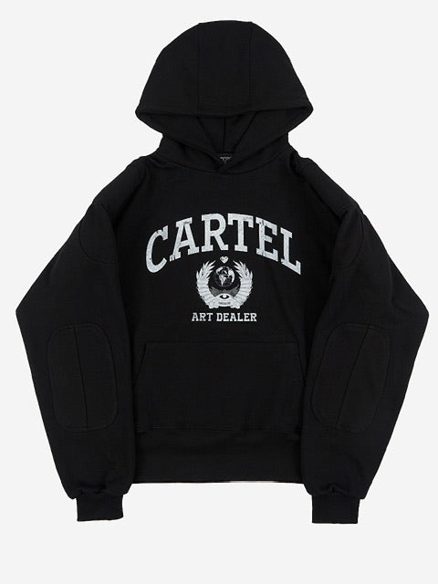 SUNDAY OFF CLUB】Cartel Shoulder Padded Heavy Terry Hoodie
