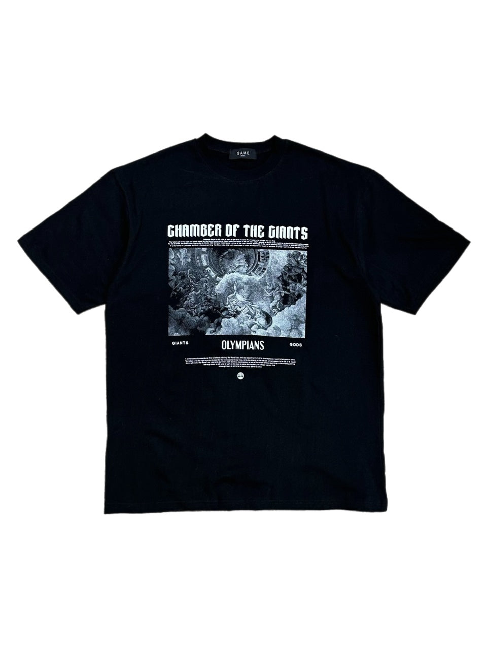 大阪店WEB限定【Chikashitsu +】oversized olympos t-shirt (2color)