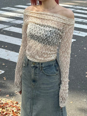 受注制【OaKS】off shoulder race tops