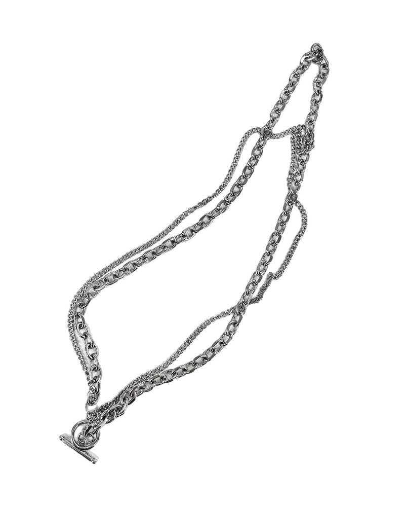【Chikashitsu +】double chain necklace