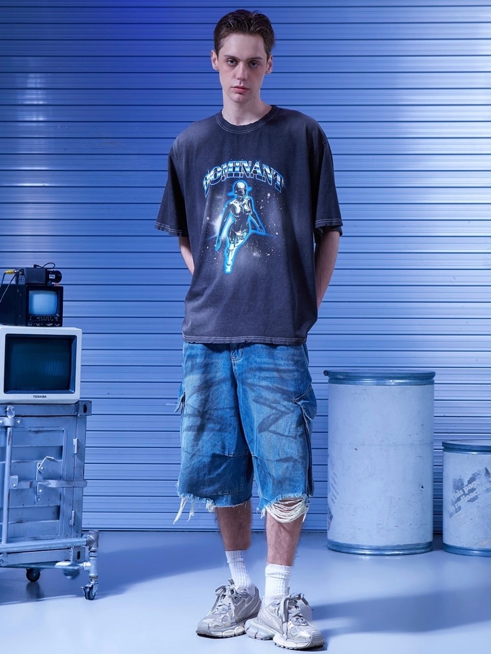 【DOMINANT】Space Mood Washing T-shirt