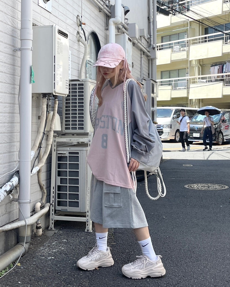 受注制【nmtc +】sports raglan long sleeve tee