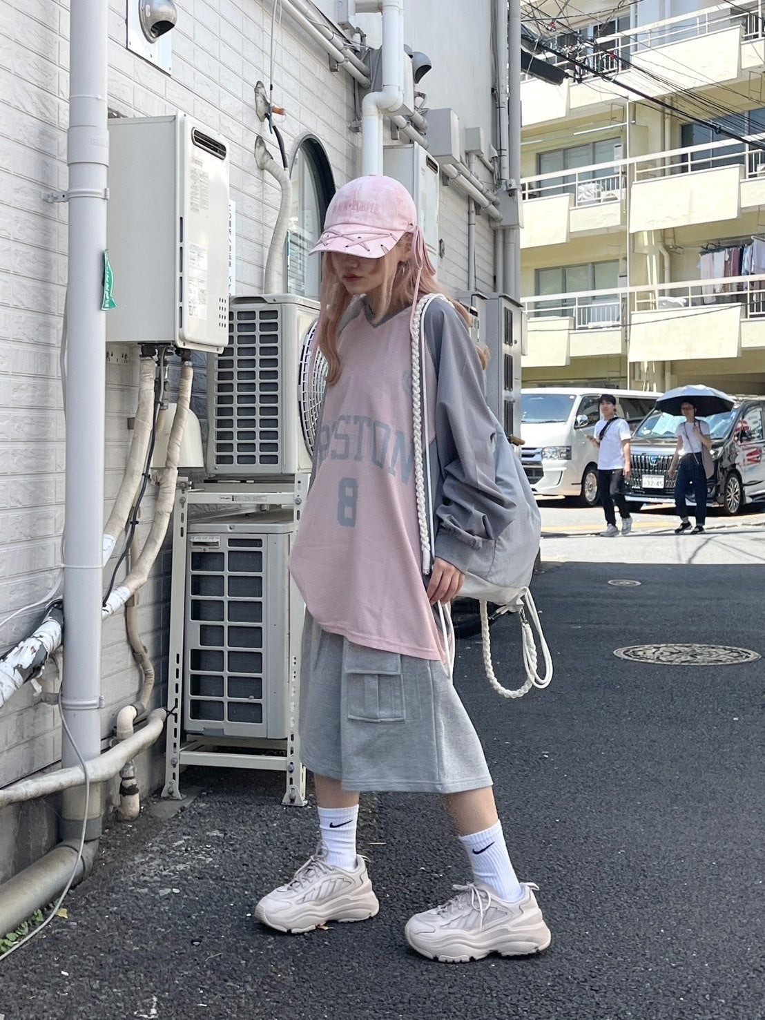 受注制【nmtc +】sports raglan long sleeve tee