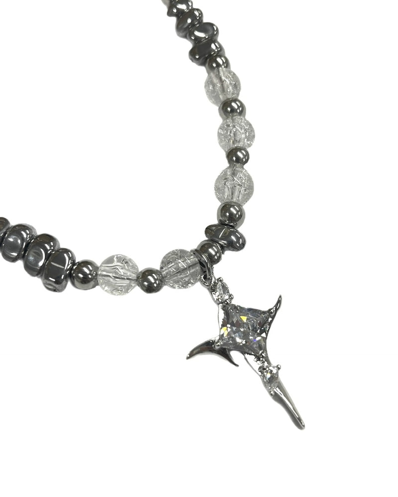 受注制【Never mind the XU】galaxy stone necklace / 【エックスユー ドッグ】ギャラクシーストーンネックレス