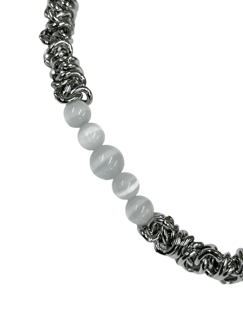 受注制【Never mind the XU】stone chain necklace