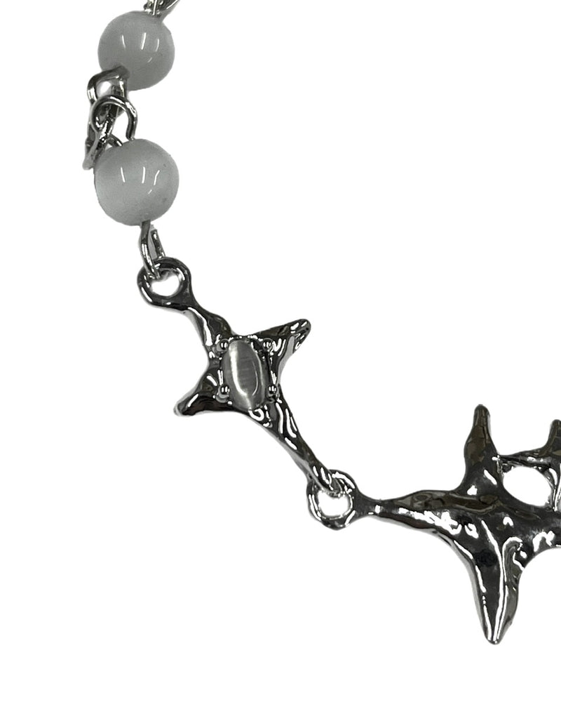 受注制【Never mind the XU】galaxy chain bracelet 3 / 【ネバーマインドザエックスユー】ギャラクシーチェーンブレスレットシルバーブレスレット
