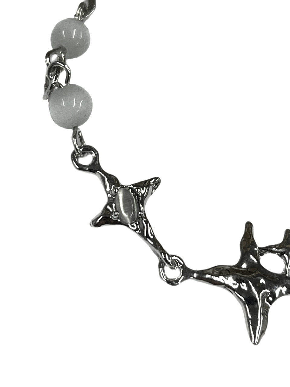 受注制【Never mind the XU】galaxy chain bracelet 3 / 【ネバーマインドザエックスユー】ギャラクシーチェーンブレスレットシルバーブレスレット