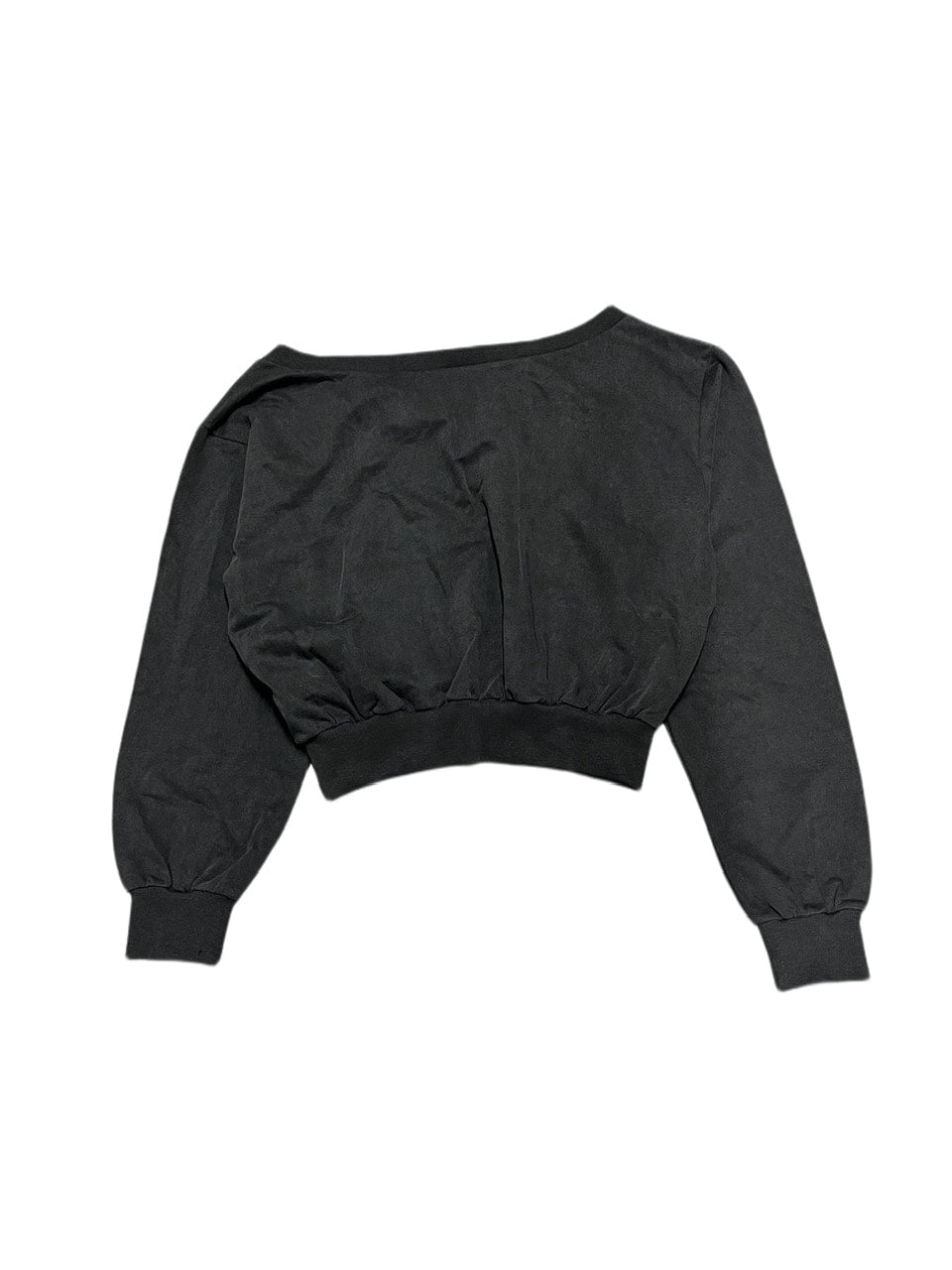 受注制【Never mind the XU】one shoulder sweat tops / 【ネバーマインドザエックスユー】ワンショルダー長袖スウェットトップス