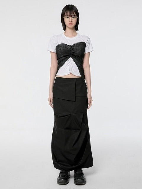 【FLAREUP】Bustier Layered T-Shirt