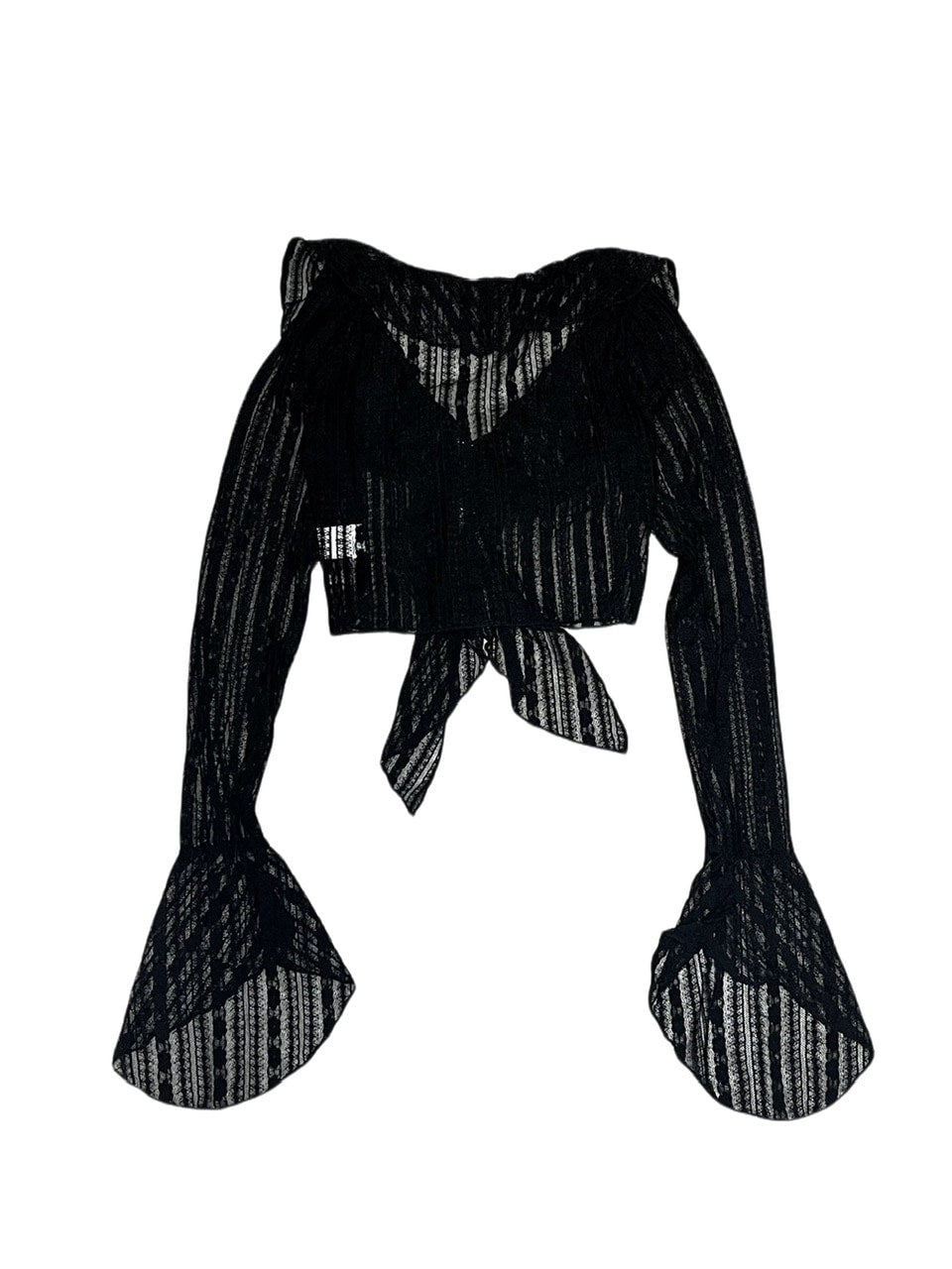【Never mind the XU】frill lace cardigan (2color)