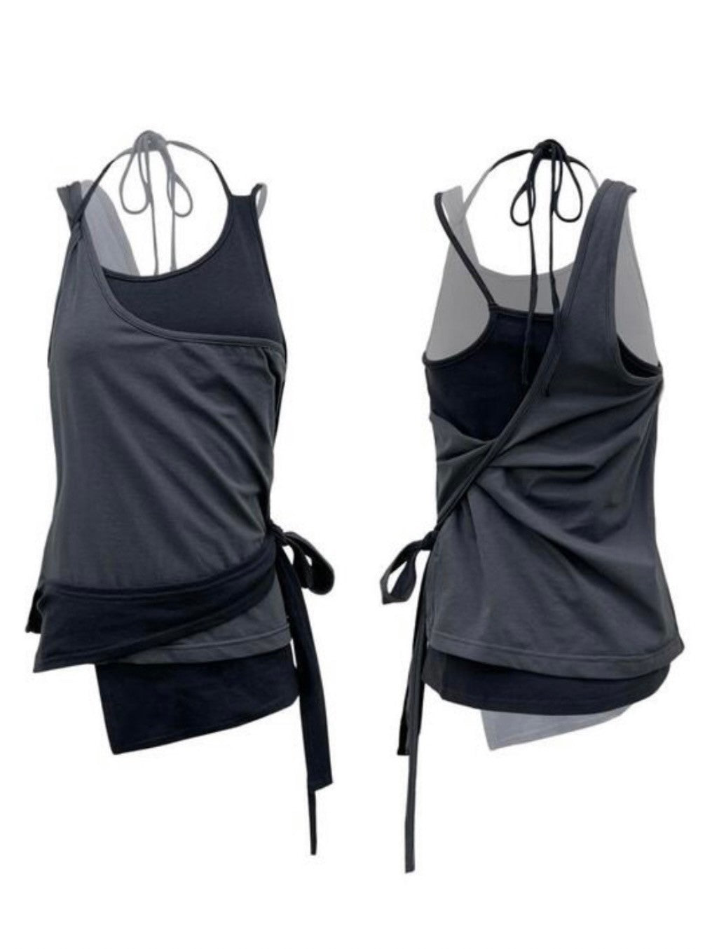 【NACHE】MULTIWAY LAYERED SLEEVELESS