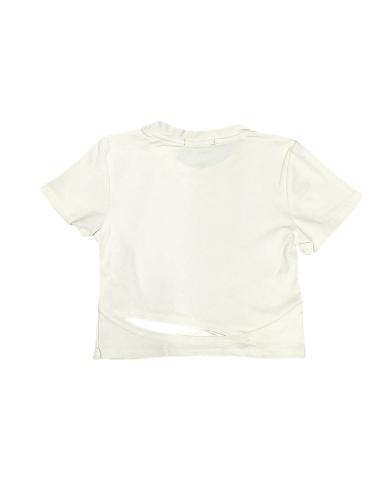【Never mind the XU】butterfly print cropped tee (3color)