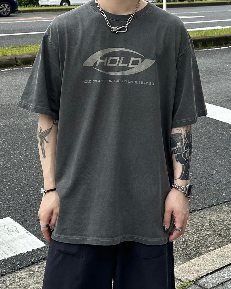 【Chikashitsu +】pigment hold t-shirt