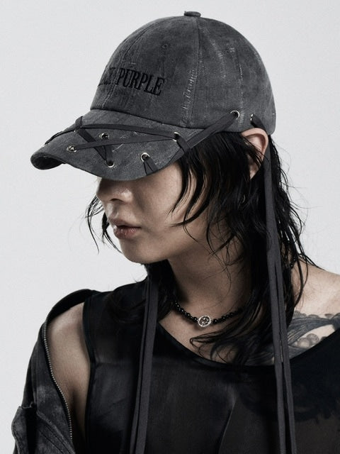 【BLACK PURPLE】Vortex strap eyelet cap