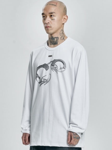 【AJOBYAJO】Tribal AJO Handcuffs Long Sleeves T-Shirt