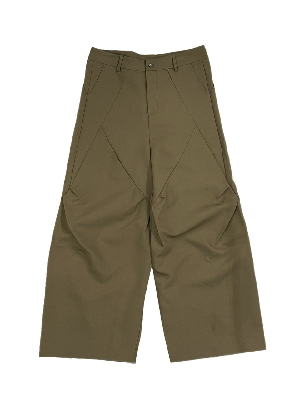 【Chikashitsu +】pattern design slacks (2color)