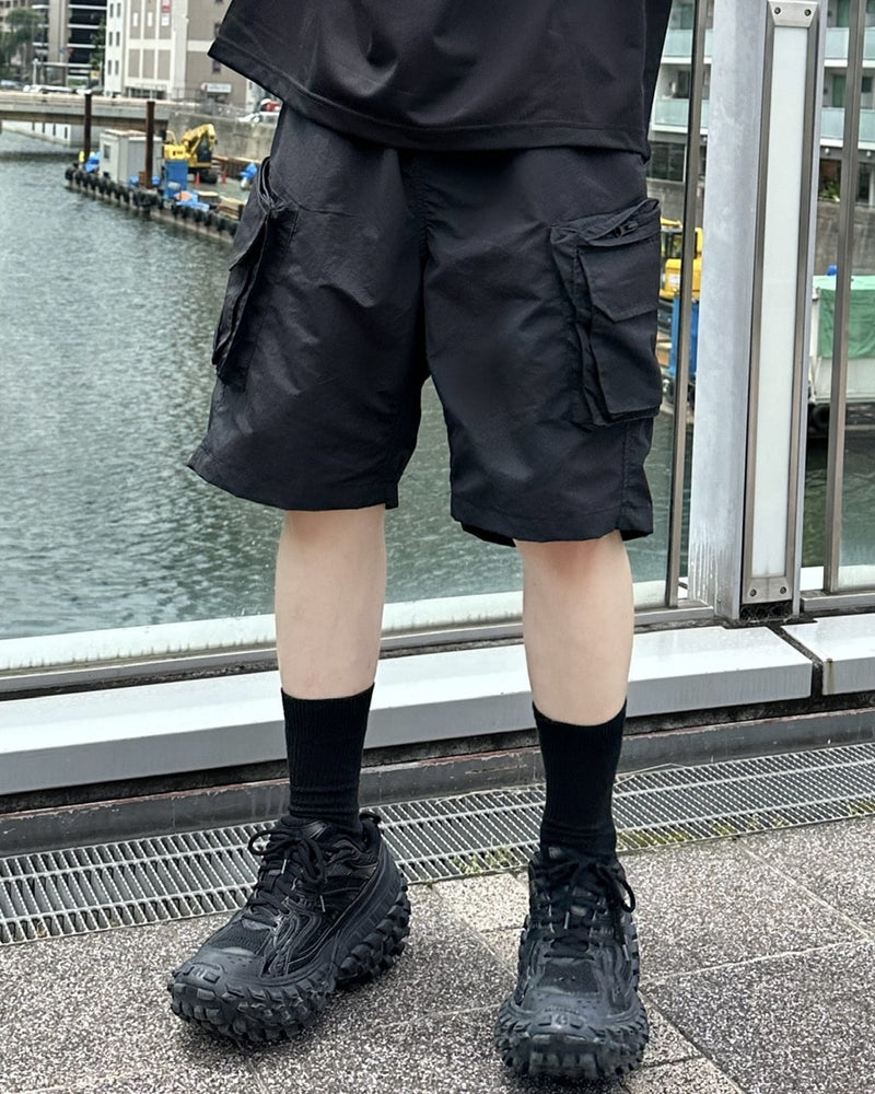 大阪店WEB限定受注制【Chikashitsu +】nylon cargo shorts