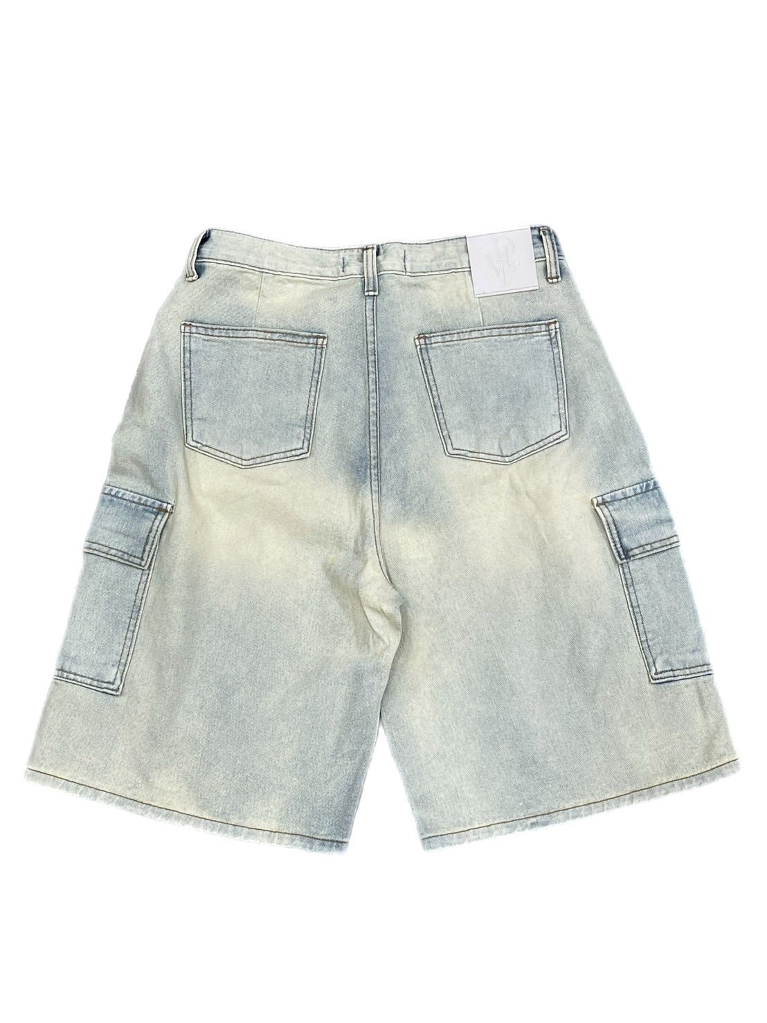 受注制【OaKS】cargo denim half pants