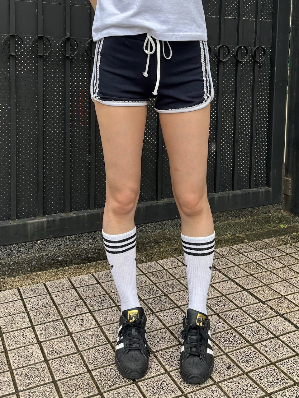 受注制【OaKS】lace short pants (2color)