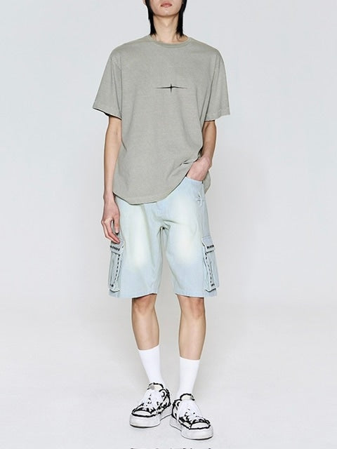 【TILLDAWN】CIRCLE PIGMENT 1/2 SLEEVE