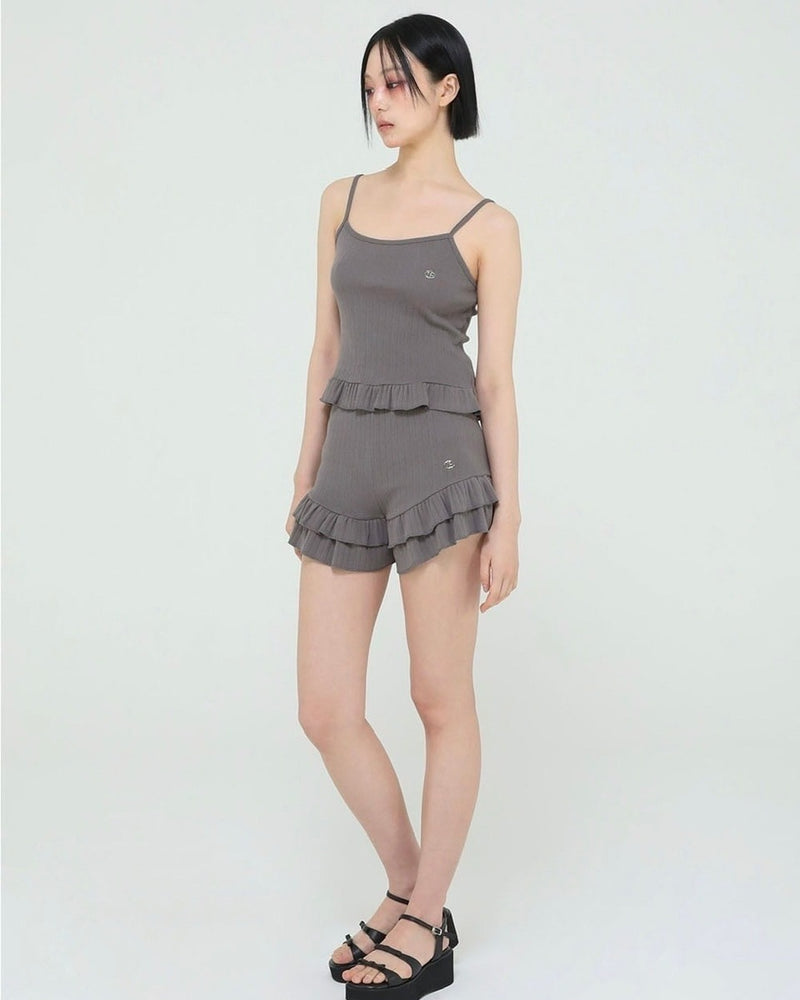 【Uglyshadow】US RUFFLE SLEEVELESS
