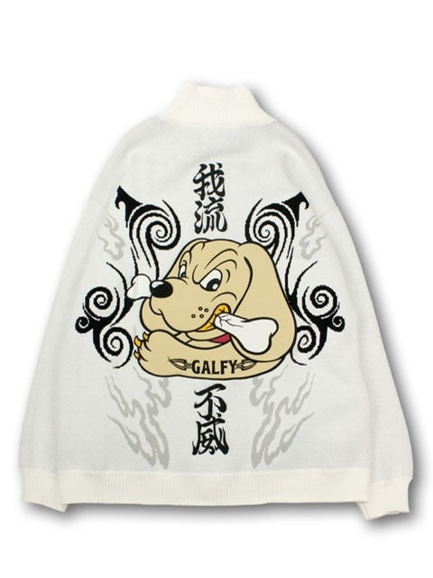 【GALFY】卍ドライバーズニット