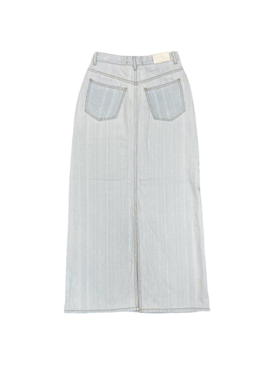 受注制【OaKS】maxi denim long skirt (2color)