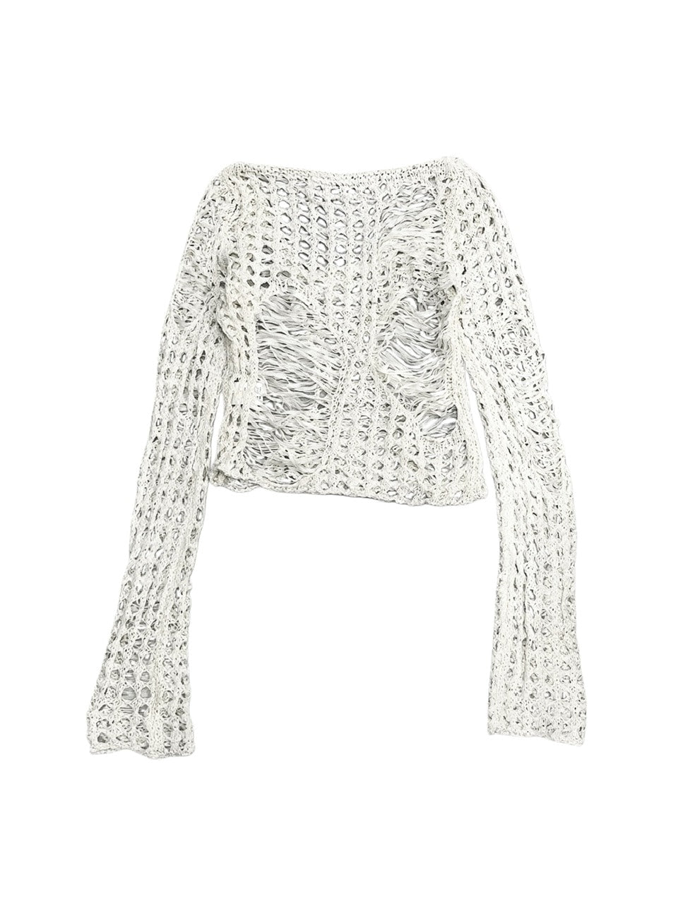 受注制【Never mind the XU】damage summer knit (3color)