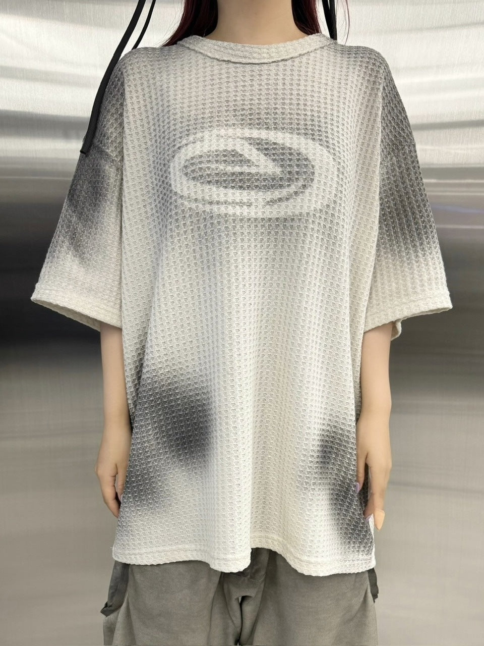 受注制【Never mind the XU】washing waffle tee (3color)