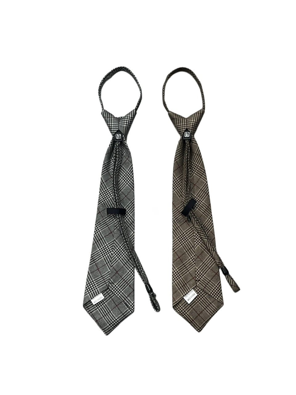 受注制【Never mind the XU】check necktie (2color)