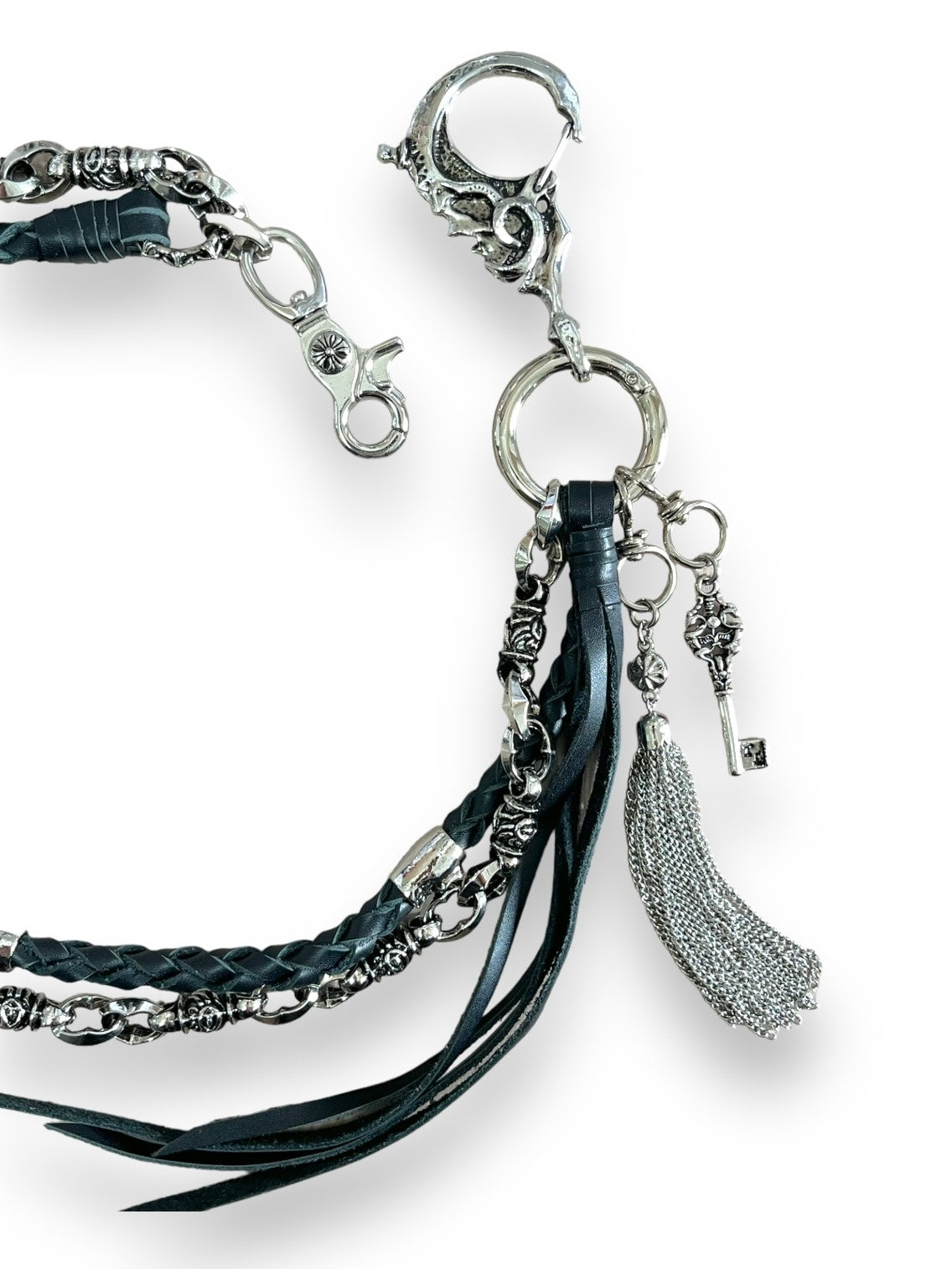 受注制【Bizarre Maiden】triple leather wallet chain