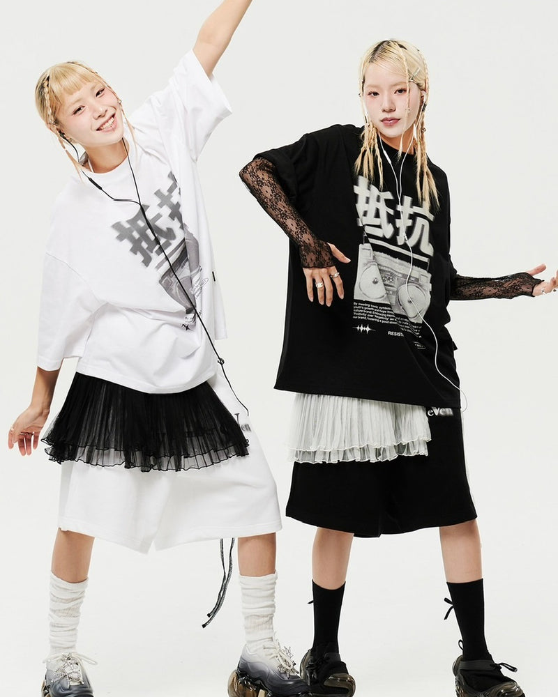 【HOLY NUMBER 7】Lace see-through long sleeve top / 【ホーリーナンバーセブン】レースシースルー長袖Tシャツ