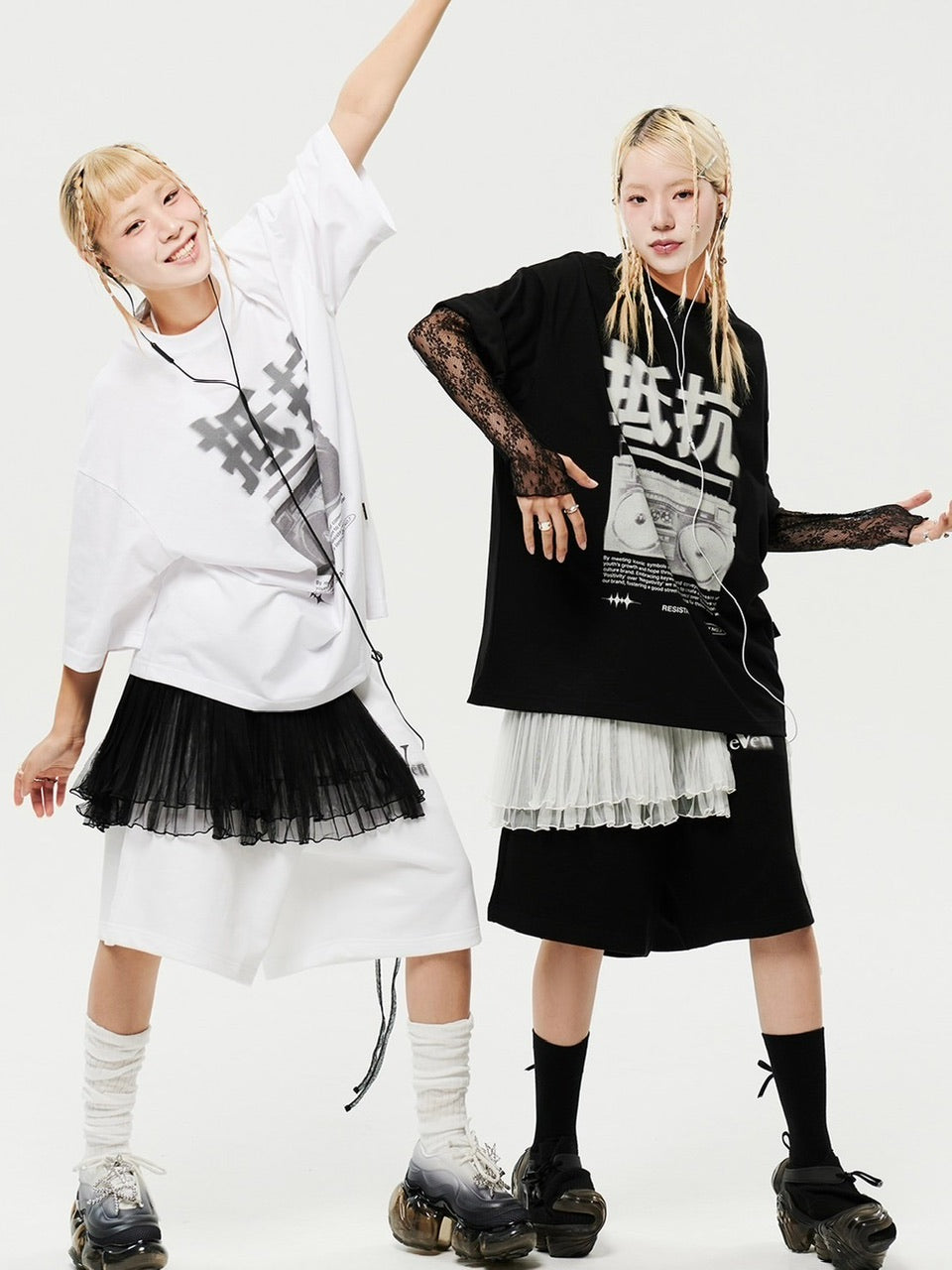 【HOLY NUMBER 7】Lace see-through long sleeve top / 【ホーリーナンバーセブン】レースシースルー長袖Tシャツ