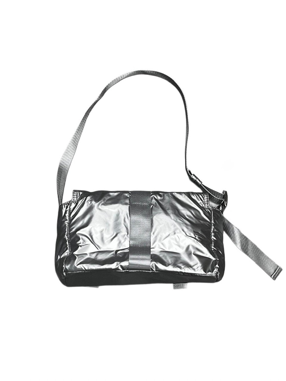 受注制【Never mind the XU】metallic belt pocket bag (2color)