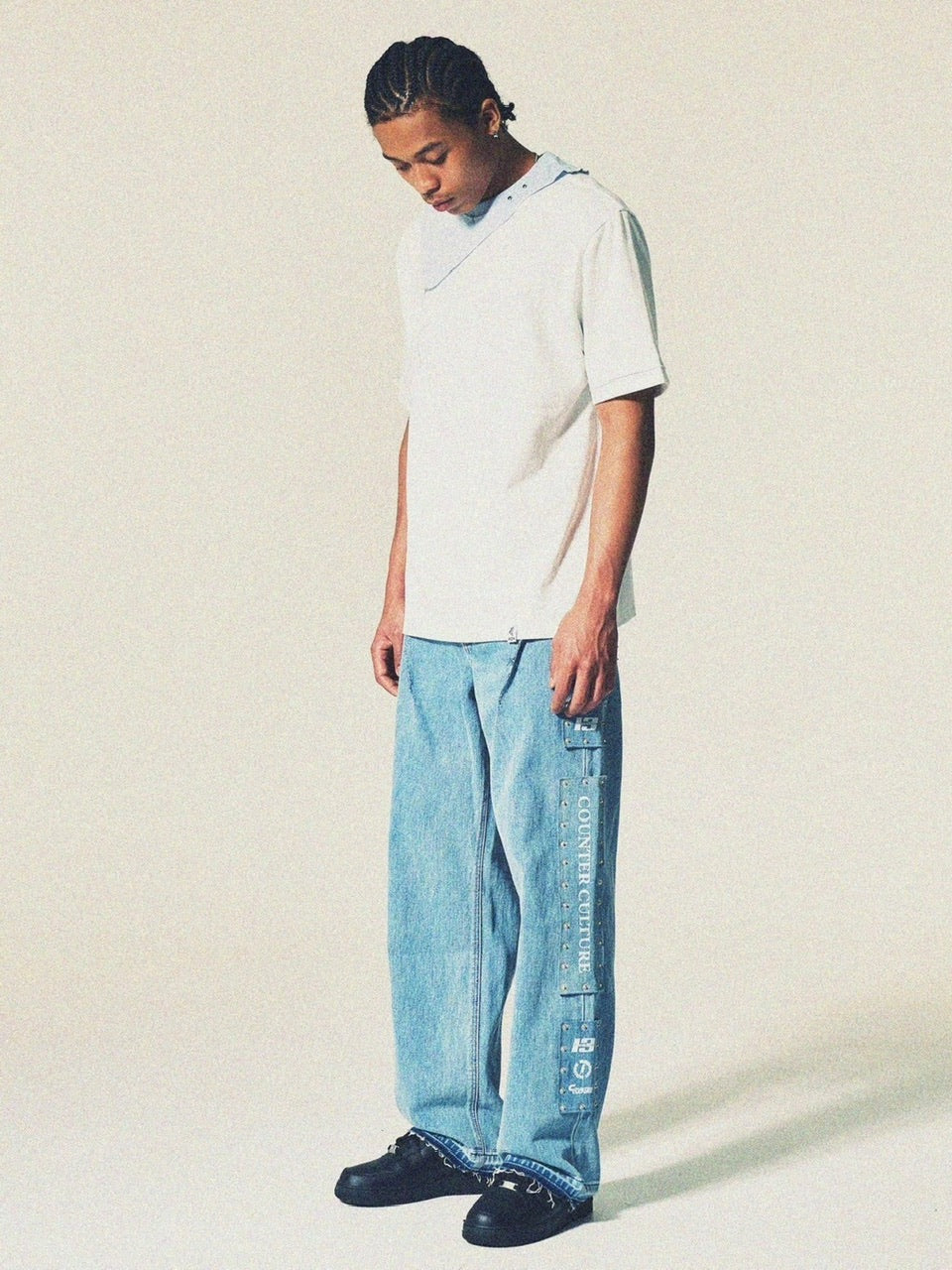 【RESURRECTION13】Neck Remake T Shirt