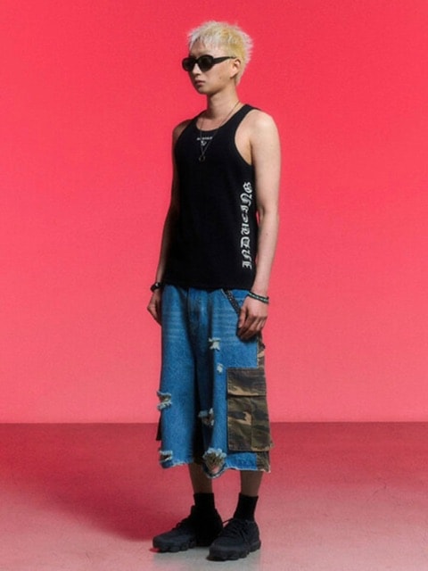 【SCHISM INDUCING】MUSCLE TANK TOP