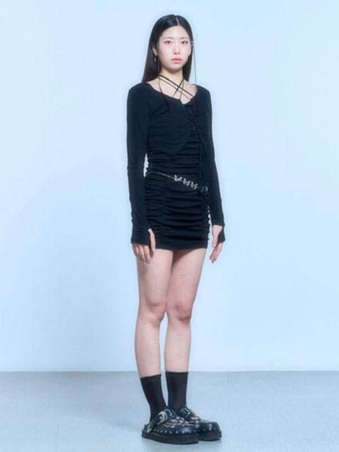 【SCHISM INDUCING】BONDAGE ROPE CARDIGAN