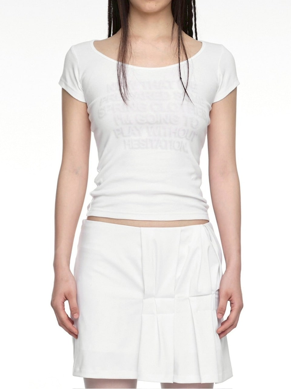 【NACHE】CONVEX PRINTED T-SHIRT