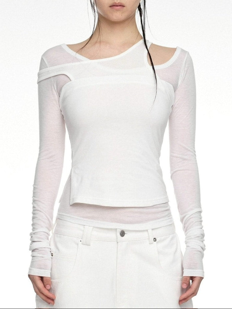 【NACHE】MIXED LAYERED LONG SLEEVE