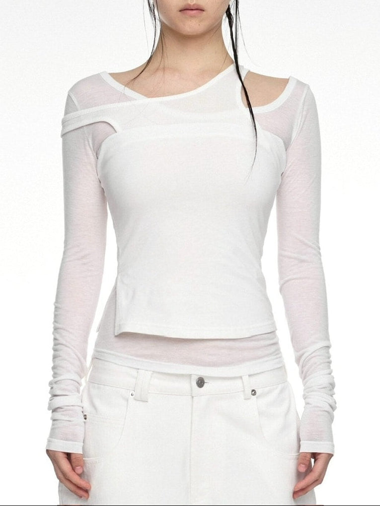 【NACHE】MIXED LAYERED LONG SLEEVE