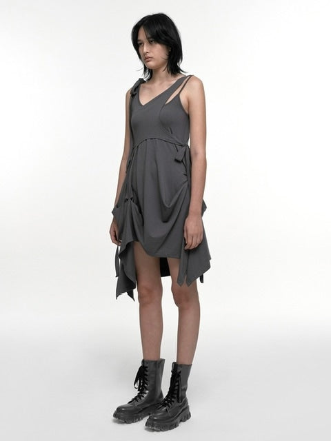 【NACHE】 2-PIECE FLOW DRESS