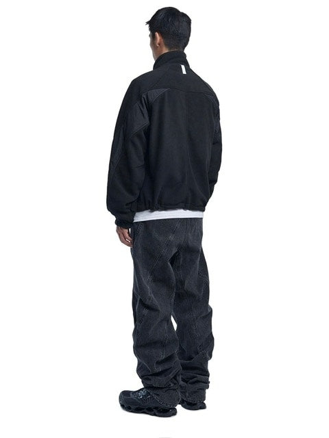 【NOMANUAL】T.S FLEECE JACKET / 【ノーマニュアル】フリース長袖ジャケット