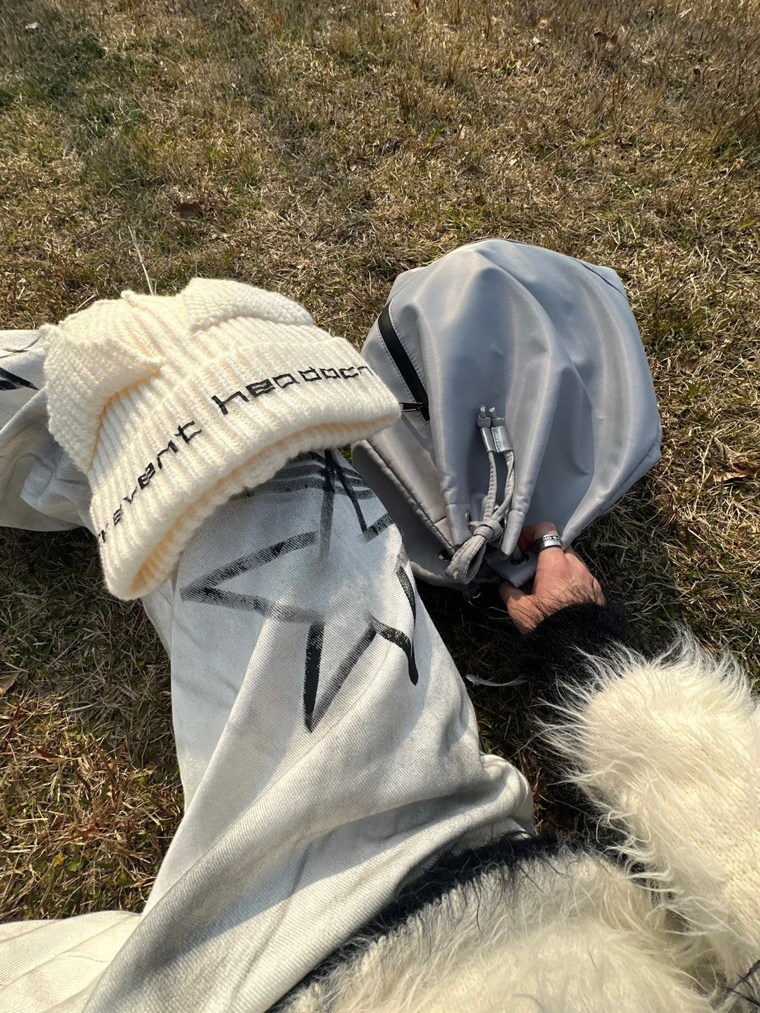 国際配送【LUV CODE】zip backpack (2color)