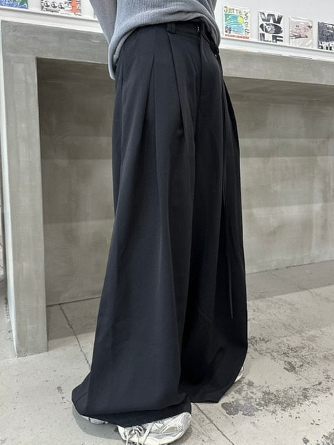 【LUV CODE】2tuck wide slacks